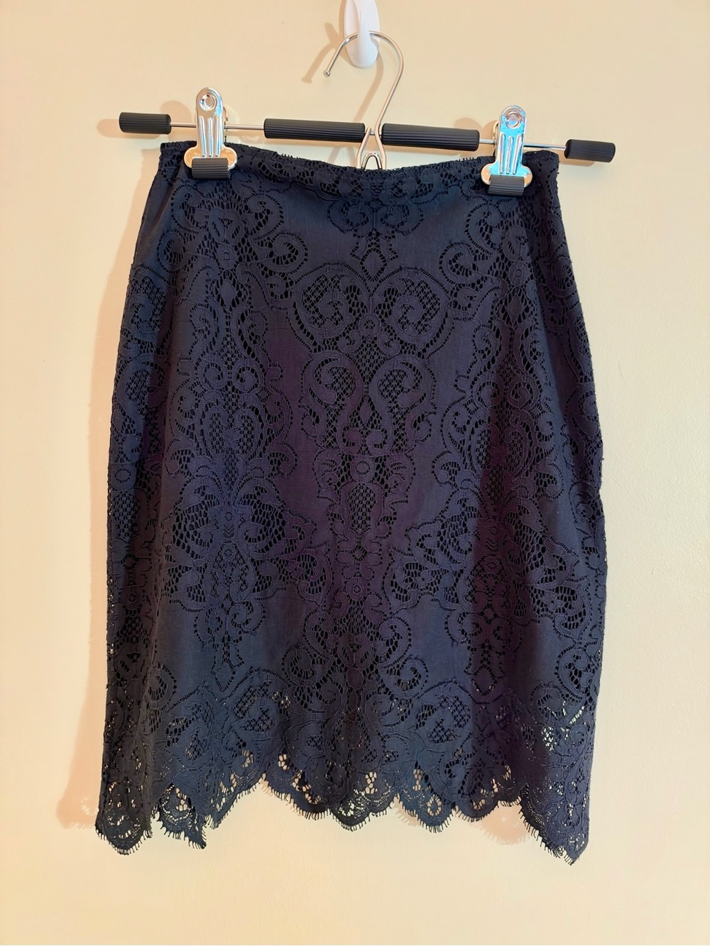 For Love & Lemons “Midnight Lace” High-Waisted Mini Skirt Black size XS